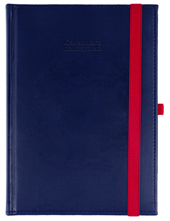 Kalendarz nauczyciela 2025/2026 A5D Nebraska z gumką GRANAT