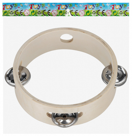 Tamburyn drewniany 14cm