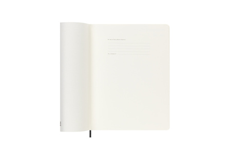 Kalendarz 2025 12M Moleskine XL miesięczny czarny 19x25