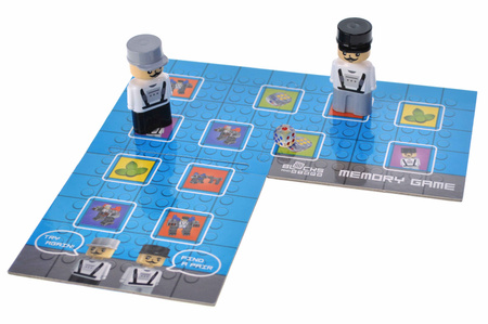 Klocki konstrukcyjne Block&Steps Bitwy robotów +Gra planszowa 3w1