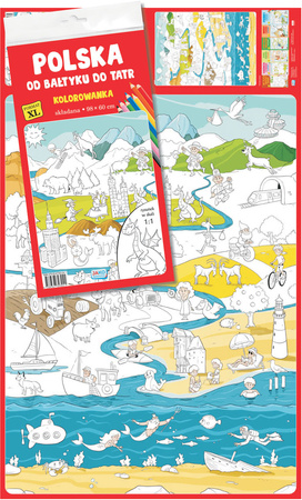 Kolorowanka XL Polska Od Bałtyku do Tatr