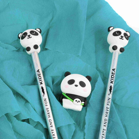 Zestaw 2 ołówki i temperówka Panda Kidea