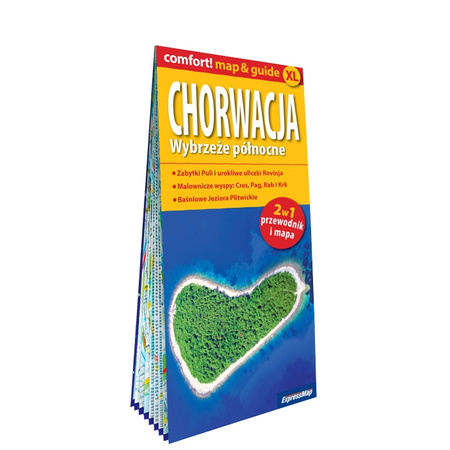 Chorwacja map&guide XL część północna PL laminat 2023