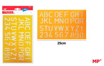 Szablony MP do rysowania Litery i cyfry