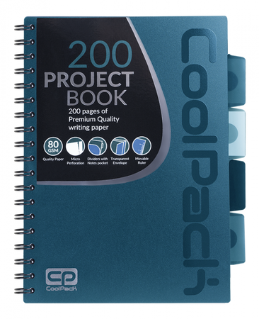 Kołobrulion B5 Coolpack 200 kartek turkusowy