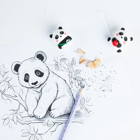 Gumka temperówka Panda Kidea