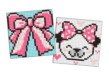 Diamentowa mozaika na naklejce IDEYKA 9x9 cm kids Muszka