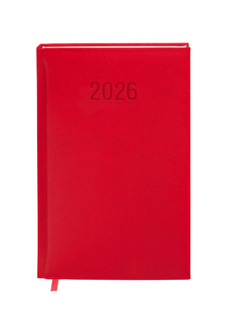 Kalendarz 2026 Colorfix A6 TDW czerwony