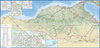 High Atlas Morocco trekking map 1:100 000 laminat 2024