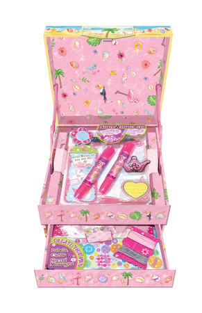 Zestaw artystyczny w pudełku z szufladkami Flaming