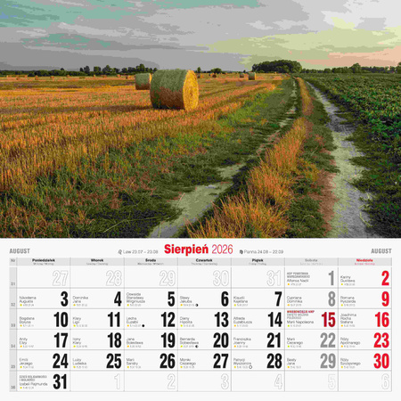 Kalendarz 2026 Polskie drogi KD-27