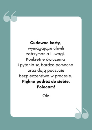 Karty Zmiany. Bo w życiu masz to, na co się odważysz. Twoja droga do świadomego życia.