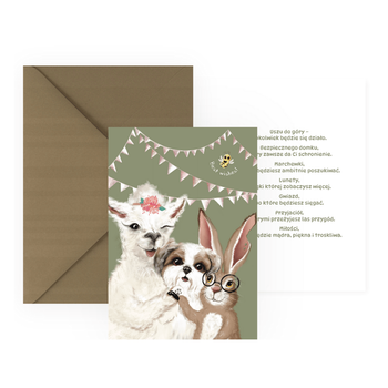 Karnet okolicznościowy Przyjaciele