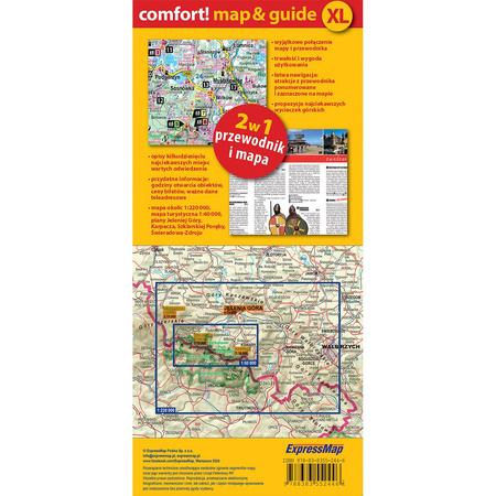 Karkonosze map&guide PL XL laminat 2024