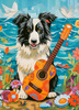Puzzle 100 Collie Guitar and the Sea B-111268