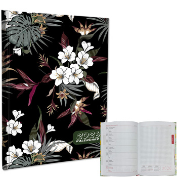 Kalendarz 2026 A5 tygodniowy notatka Kwiaty