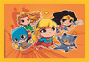 Puzzle 4w1 super color DC Super friends 21520