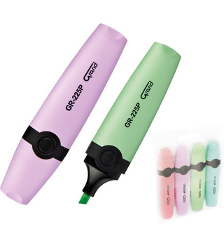 Zakreślacz Grand pastelowe 4 kolory GR-225P