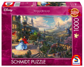 Puzzle 1000 PQ T. Kinkade  Śpiąca Królewna 111437
