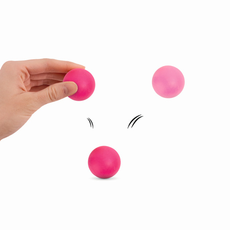 Piłka kauczukowa i gumka do ścierania 2w1 3 sztuki mix kolorów