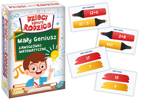 Gra Dzieci kontra Rodzice Łamigłówki matematyczne