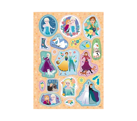 Kraina Lodu mega kolorowanka brokatowe naklejki KOLB-9102