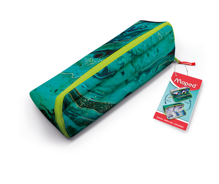 Piórnik do pokolorowania Trendy zielony