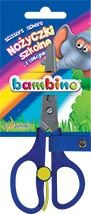 Nożyczki szkolne z odbojnikiem bambino