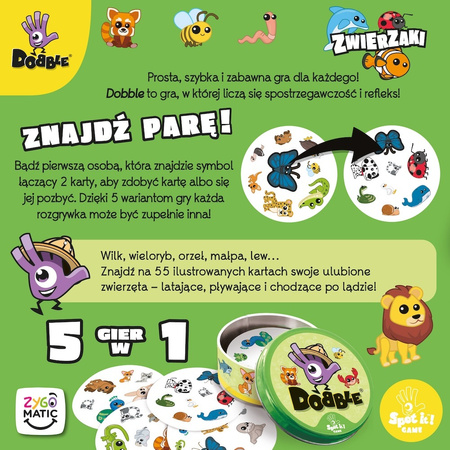 Gra Dobble Zwierzaki