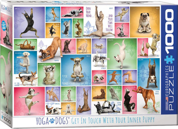 Puzzle 1000 Yoga Dogs 6000-0954