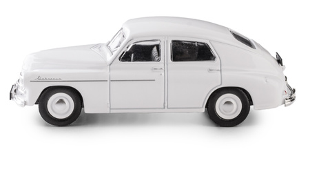 PRL Warszawa M20 biały w skali 1:43