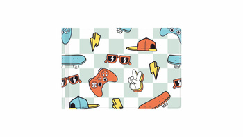 Okładka na dokumenty ucznia małe z nadrukiem skate