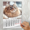 Kalendarz 2026 Koty A4 ścienny