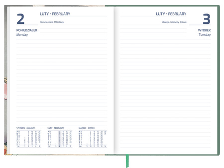 Kalendarz 2026 dzienny Sztuka planowania Japonka