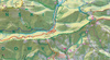 Gorce i Pieniny mapa panoramiczna turystyczna 1:52 000 laminat 2024