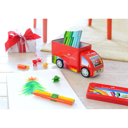 Flamastry Connector Faber-Castell  33 sztuki samochód