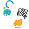 Karty na pierścionku Kolory Zwierząt RK1050-03
