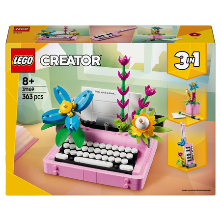 Lego Creator 3w1 Maszyna do pisania z kwiatami  31169