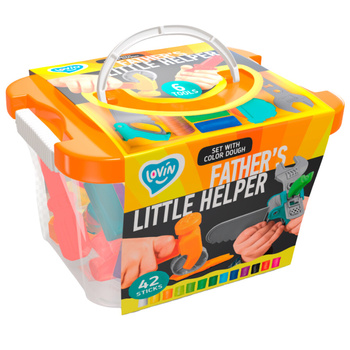 Masa plastyczna lekka TM Lovin mały majsterkowicz +akcesoria