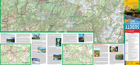 Sudety Zachodnie mapa turystyczna 1:60 000 laminat 2025