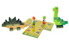 Klocki konstrukcyjne Block&Steps Kraina Dinozaurów +Gra planszowa 3w1