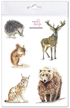 Naprasowanki Zwierzęta leśne