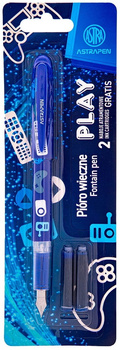 Pióro wieczne Play Astrapen + 2 naboje 1 szt. mix