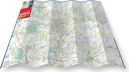 Kraków plan miasta 1:22 000 foliowana 2024