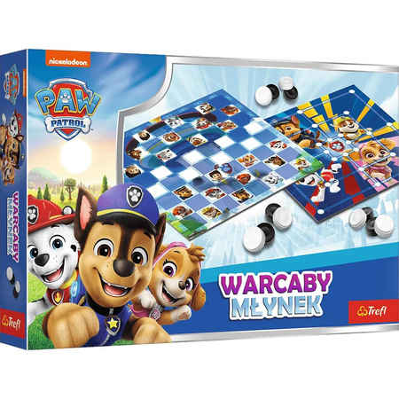 Gra Warcaby i Młynek Paw Patrol 02798