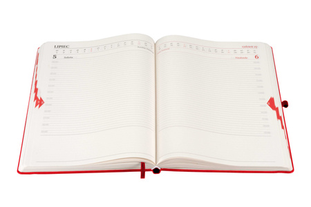 Kalendarz 2026 Memofix A4 DNS czerwony