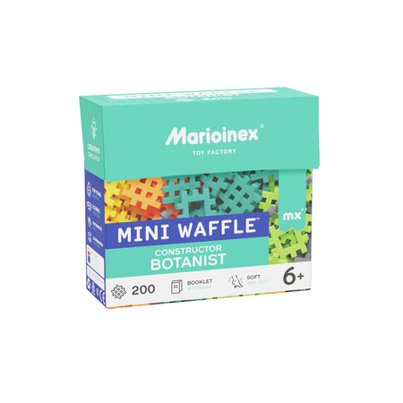 Klocki konstrukcyjne mini konstruktor Botanik 200 elementów