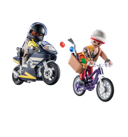 Playmobil Starter Pack Jednostka specjalna ze złodziejem biżuterii 71255