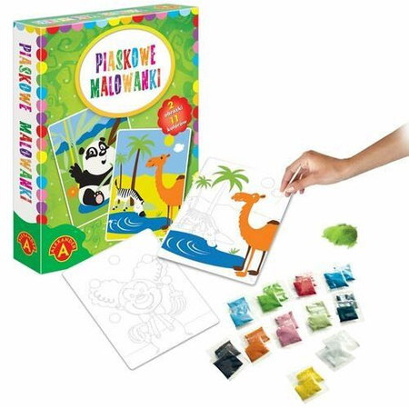 Piaskowe malowanki Panda/Wielbłąd