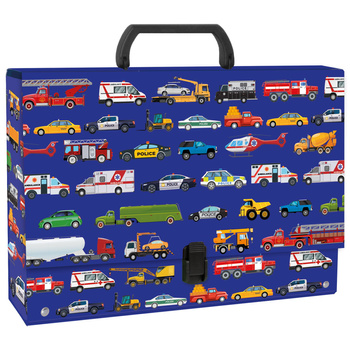 Teczka z rączką gruba Pojazdy 11